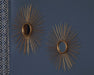 Doniel - Antique Gold Finish - Accent Mirror Set (Set of 2) - Simple Home Plus