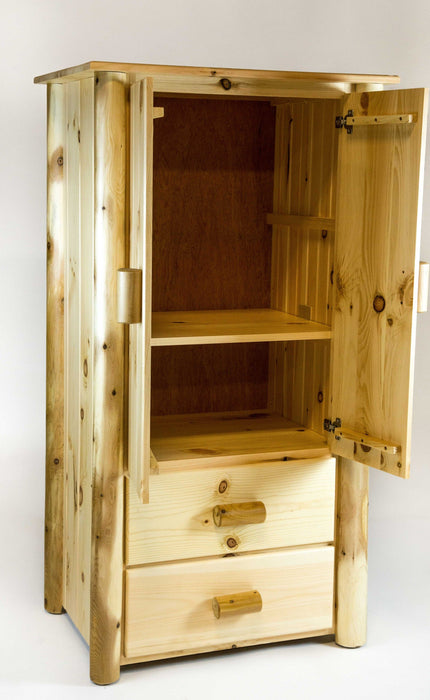 All Wood Armoire - Natural Clear