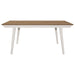 Nogales - Dining Table - Natural Acacia / White - Simple Home Plus