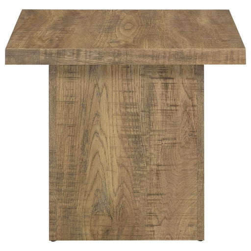 Devar - Square Engineered Wood End Table - Mango - Simple Home Plus