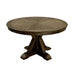 Julia - Round Dining Table - Light Oak / Beige - Simple Home Plus