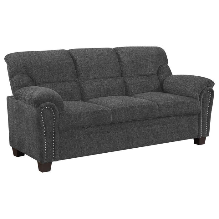 Clemintine - Upholstered Sofa with Nailhead Trim - Simple Home Plus