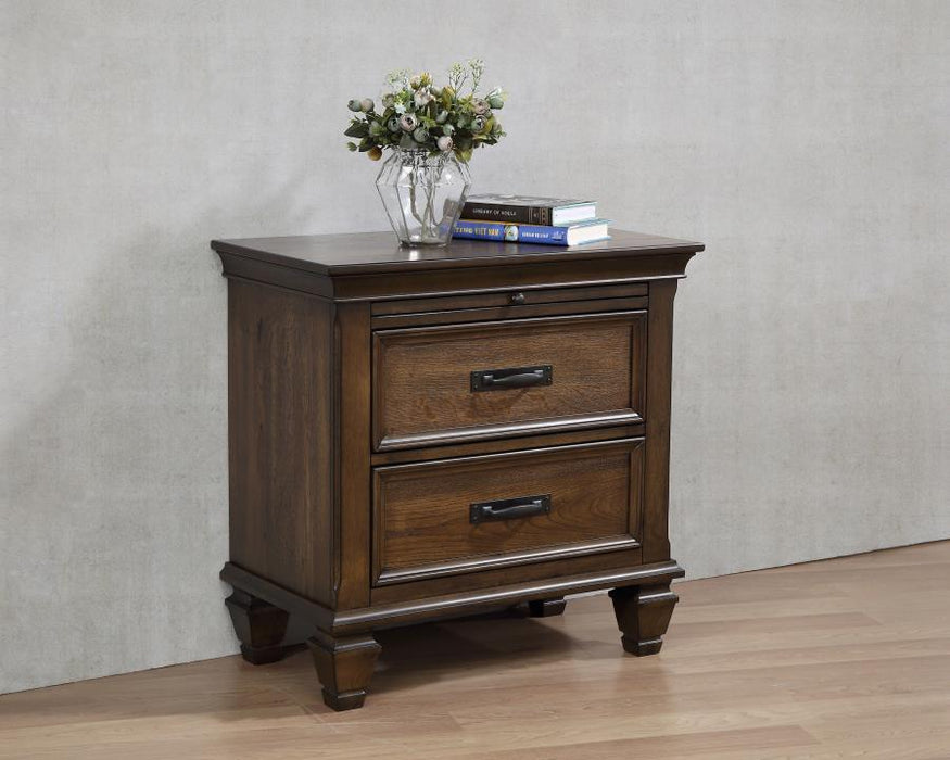 Franco - 2-Drawer Nightstand - Simple Home Plus