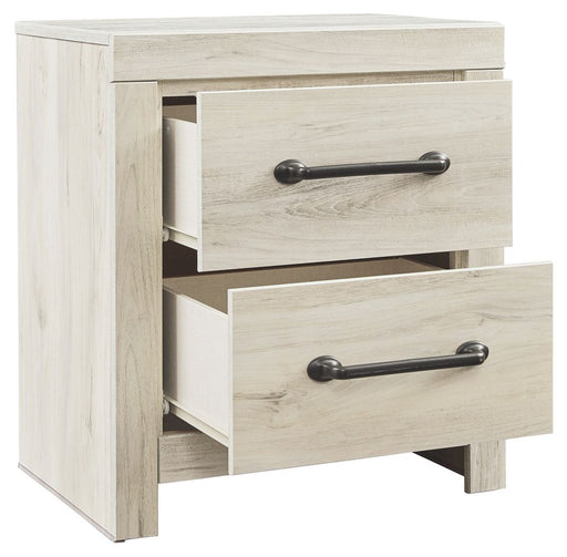 Cambeck - Whitewash - Two Drawer Night Stand - Simple Home Plus