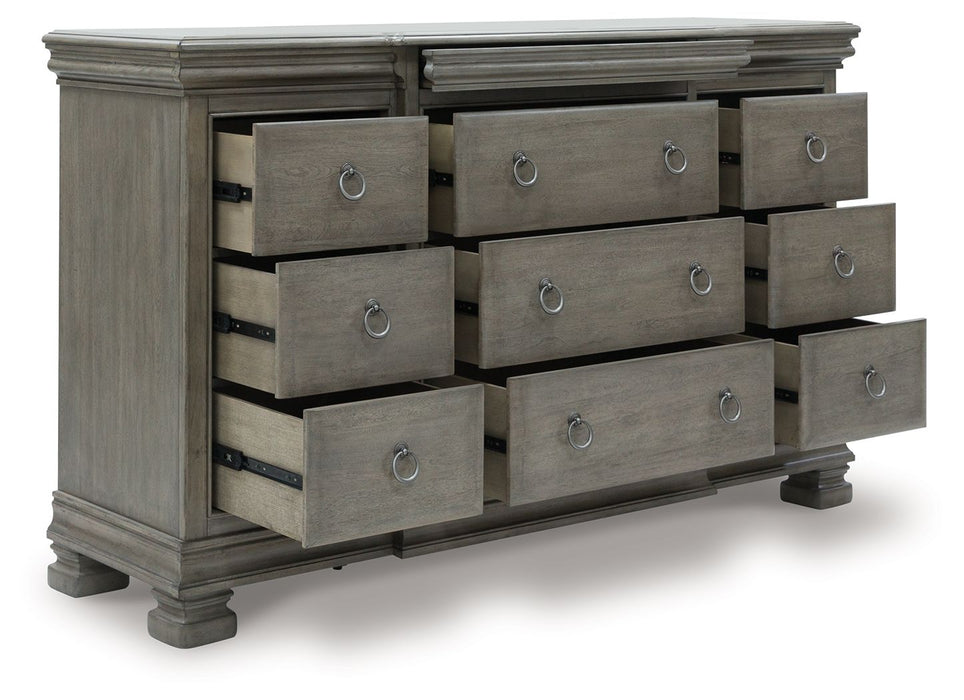 Lexorne - Gray - Dresser