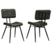 Misty - Leather Upholstered Dining Chair (Set of 2) - Espresso - Simple Home Plus