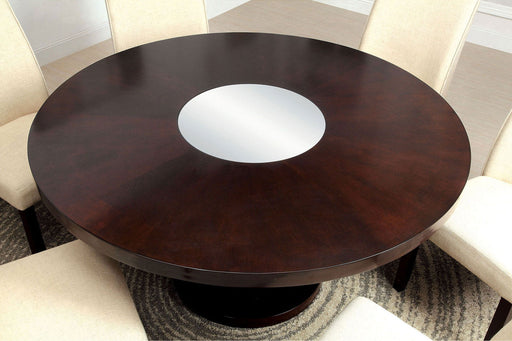 Cimma - Round Dining Table - Espresso - Simple Home Plus