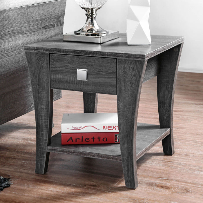 Amity - End Table - Gray - Simple Home Plus