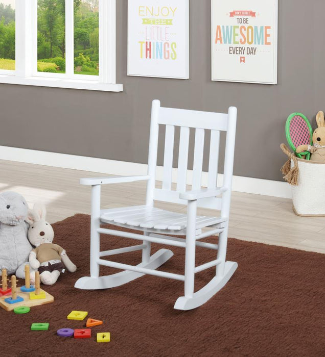 Annie - Slat Back Youth Rocking Chair - Simple Home Plus