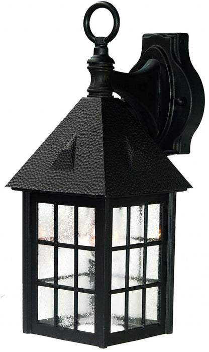 House Shaped Wall Light - Matte Black