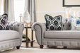 Viviana - Loveseat - Gray / Black - Simple Home Plus