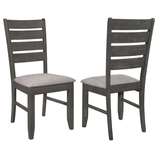 Dalila - Ladder Back Side Chairs (Set of 2) - Simple Home Plus