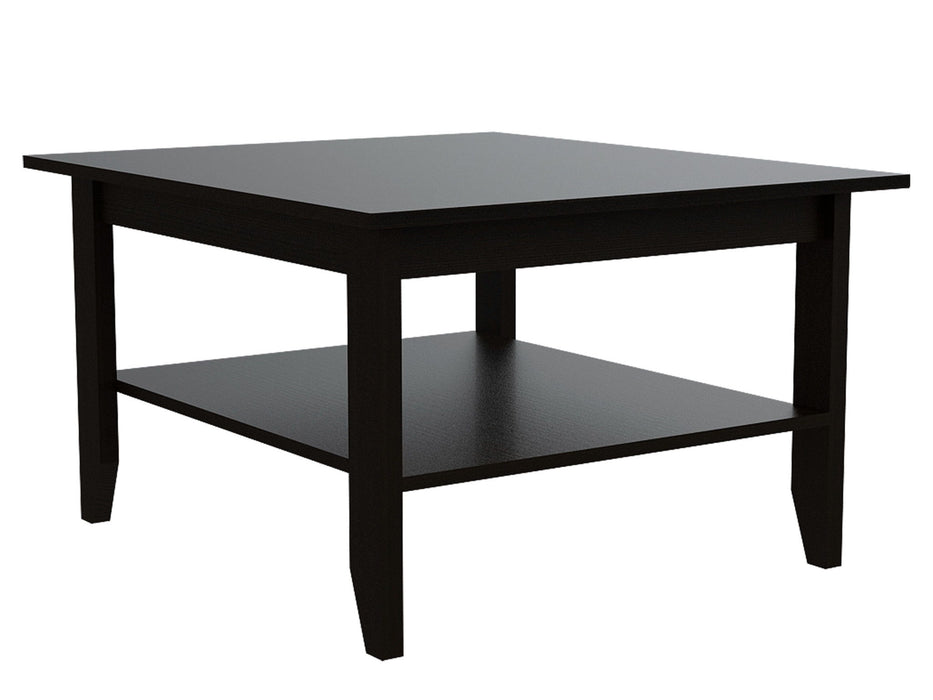 Open Shelving TV Stand - Black