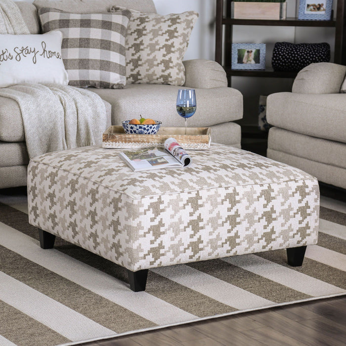 Christine - Ottoman - Light Gray - Simple Home Plus