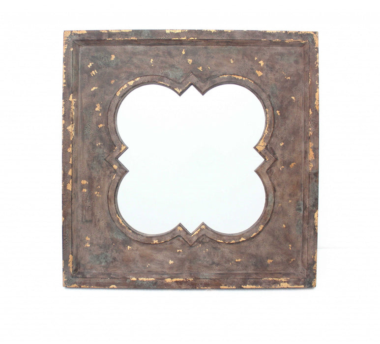 Square Accent Mirror - Bronze