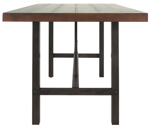 Kavara - Medium Brown - Rectangular Dining Room Counter Table - Simple Home Plus