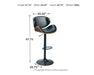 Bellatier - Adjustable Height Barstool - Simple Home Plus