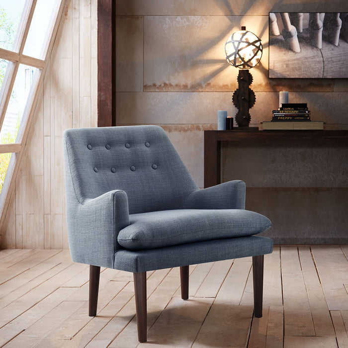 Taylor - Mid-Century Accent Chair - Blue