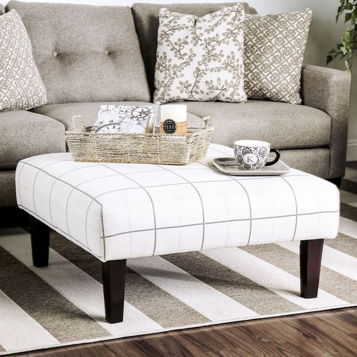 Dorset - Ottoman - Ivory - Simple Home Plus