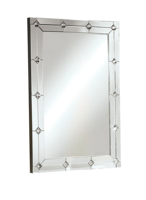 47" Diamond Accent Mirror - Silver