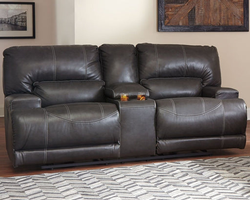 Mccaskill - Reclining Loveseat With Console - Simple Home Plus