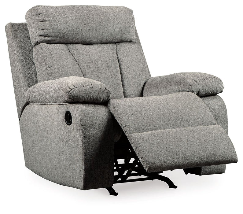 Mitchiner - Fog - Rocker Recliner - Simple Home Plus