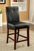 Bonneville - Counter Height Chair (Set of 2) - Brown Cherry / Black - Simple Home Plus