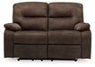 Bolzano - Coffee - Reclining Loveseat - Simple Home Plus