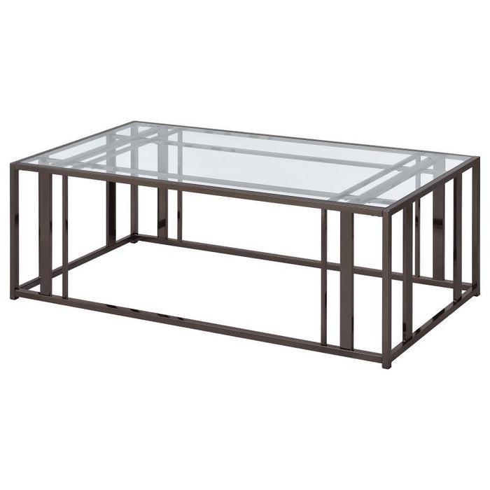 Adri - Metal Frame Coffee Table - Simple Home Plus