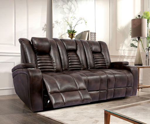 Abrielle - Dual Power Sofa - Dark Brown - Simple Home Plus