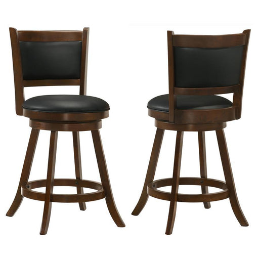 Broxton - Upholstered Swivel Stools (Set of 2) - Simple Home Plus