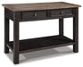 Tyler - Grayish Brown / Black - Sofa Table - Simple Home Plus