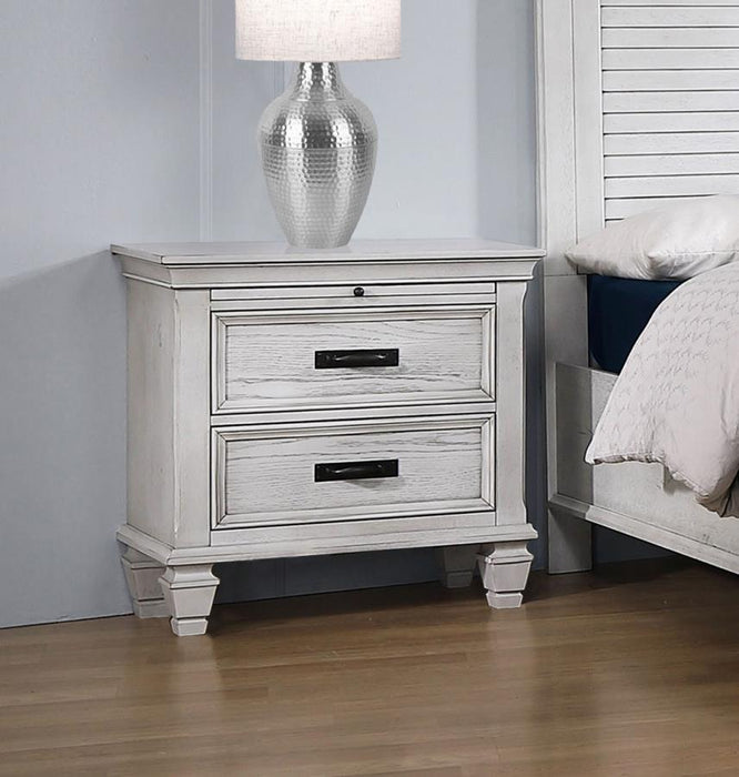 Franco - 2-Drawer Nightstand - Simple Home Plus