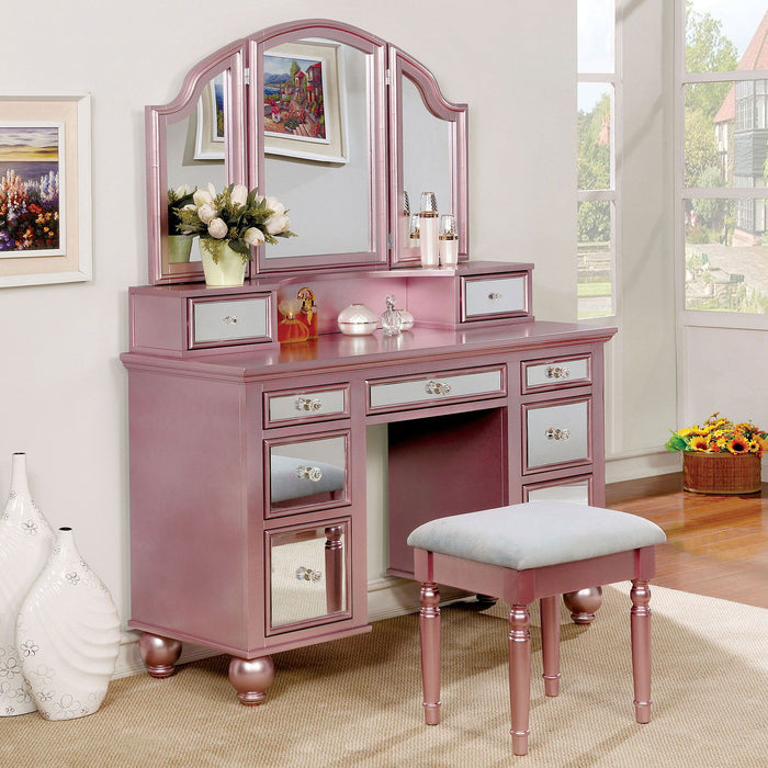 Tracy - Vanity With Stool - Simple Home Plus