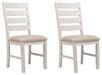 Skempton - White - Dining Uph Side Chair (Set of 2) - Simple Home Plus