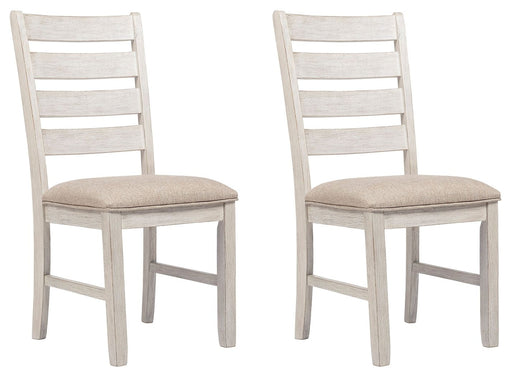 Skempton - White - Dining Uph Side Chair (Set of 2) - Simple Home Plus