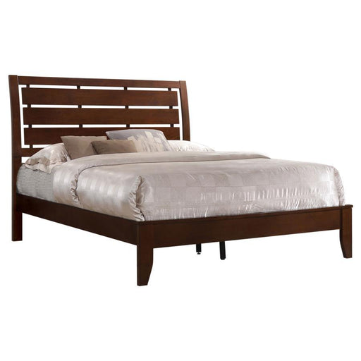 Serinity - Panel Bed with Cut-out Headboard - Simple Home Plus