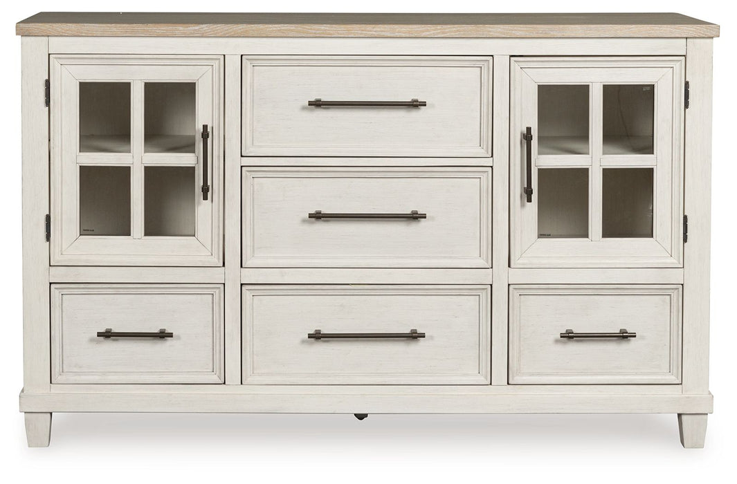 Shaybrock - Antique White / Brown - Dresser