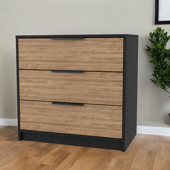 Three Drawer Dresser - Oak