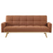 Kourtney - Upholstered Track Arms Covertible Sofa Bed - Simple Home Plus