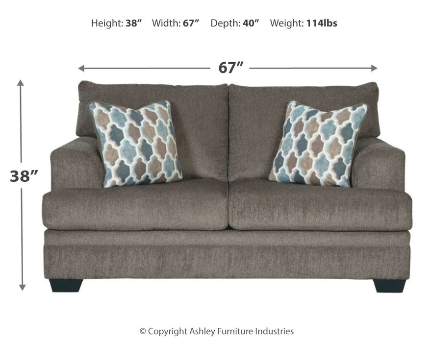 Dorsten - Stationary Loveseat - Simple Home Plus