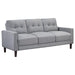 Bowen - Upholstered Track Arms Tufted Sofa - Simple Home Plus