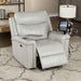 Florine - Power Glider Recliner - Light Gray - Simple Home Plus