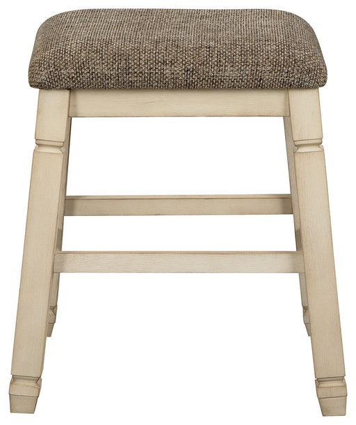 Bolanburg - Beige - Upholstered Stool (Set of 2) - Simple Home Plus