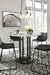 Centiar - Black / Gray - Round Dining Room Counter Table - Simple Home Plus