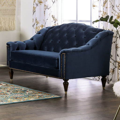 Martinique - Loveseat - Blue - Simple Home Plus