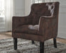 Drakelle - Mahogany - Accent Chair - Simple Home Plus