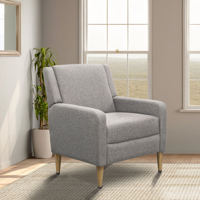 Juno - Upholstered Accent Armchair - Grey