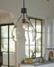 Avalbane - Clear / Gray - Glass Pendant Light - Simple Home Plus