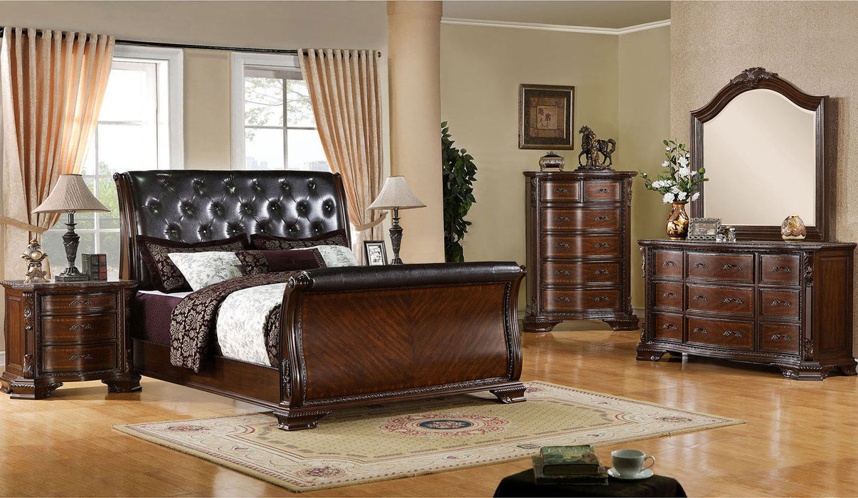 Monte Vista - Dresser - Brown Cherry - Simple Home Plus